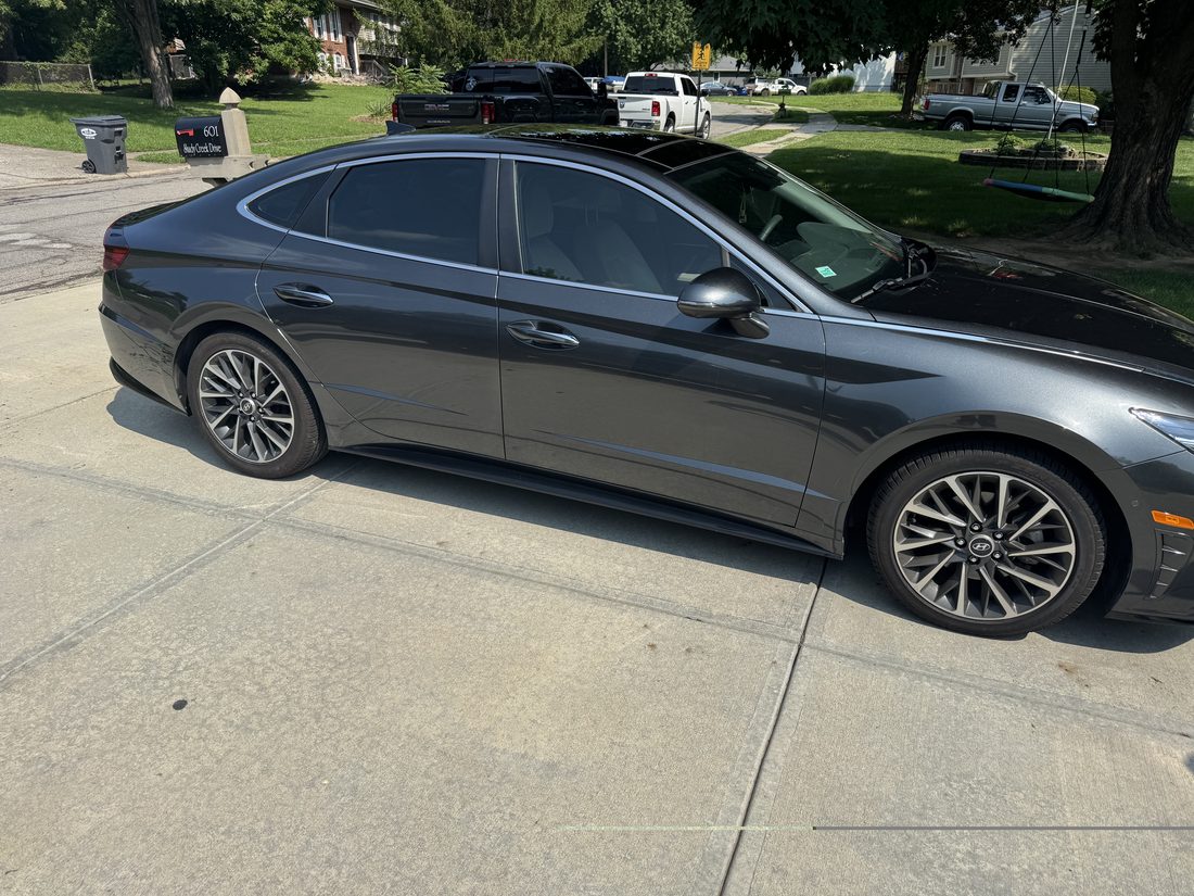 Hyundai Sonata Limited — full side tint
