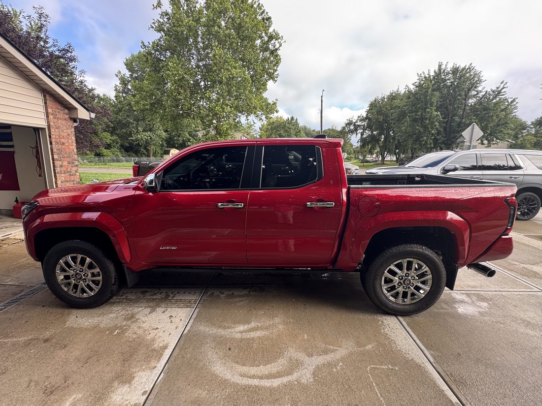 Toyota Tacoma Limited — full side tint