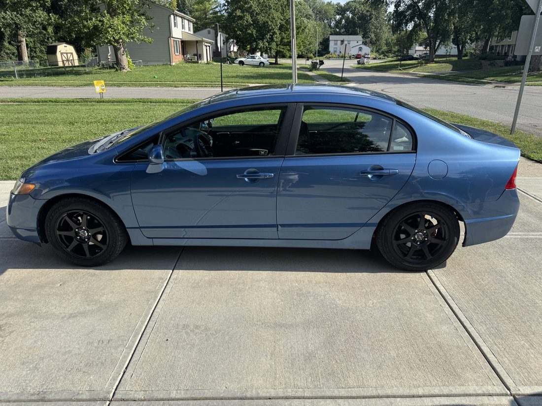 Honda Civic — full side tint